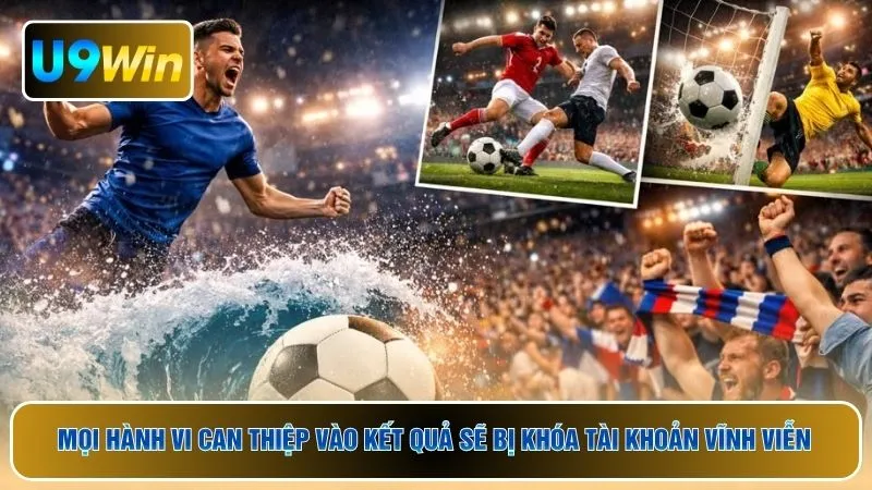 Mọi hành vi can thiệp vào kết quả sẽ bị khóa tài khoản vĩnh viễn