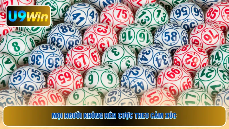 Mọi người không nên cược theo cảm xúc